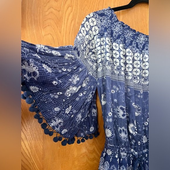 Raga bohemian off the shoulder shorts romper XSP - Picture 3 of 7